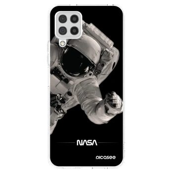 Picasee διαφανής θήκη σιλικόνης Samsung Galaxy A22 A225F 4G - Astronaut Big