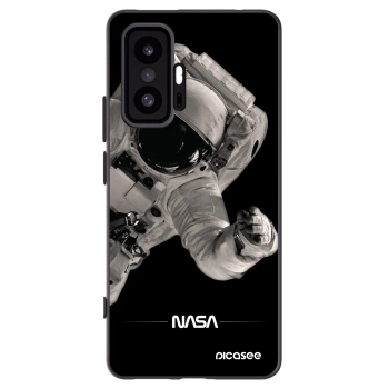 Picasee Μαύρη θήκη σιλικόνης για Xiaomi 11T - Astronaut Big