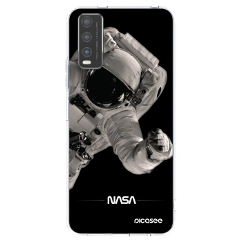 Picasee διαφανής θήκη σιλικόνης Vivo Y20s - Astronaut Big