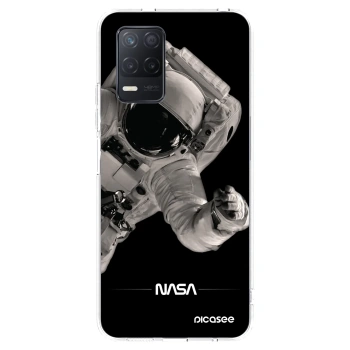 Picasee διαφανής θήκη σιλικόνης Realme 8 5G - Astronaut Big