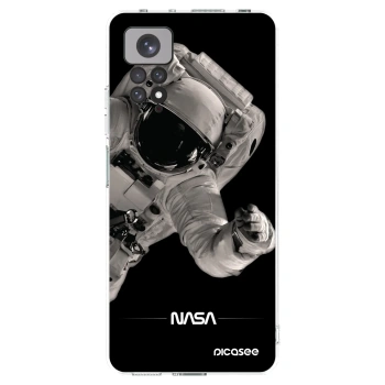 Picasee διαφανής θήκη σιλικόνης Xiaomi Redmi Note 11 - Astronaut Big