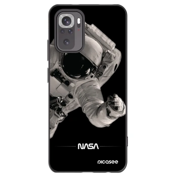Picasee Μαύρη θήκη σιλικόνης για Xiaomi Redmi Note 11S 4G - Astronaut Big