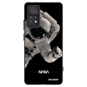 Picasee Μαύρη θήκη σιλικόνης για Xiaomi Redmi Note 11 Pro - Astronaut Big