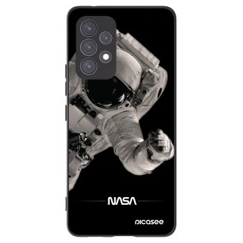 Picasee Μαύρη θήκη σιλικόνης για Samsung Galaxy A53 5G A536 - Astronaut Big