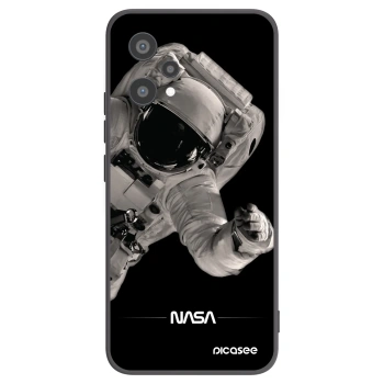 Picasee Μαύρη θήκη σιλικόνης για Realme 9 Pro 5G - Astronaut Big