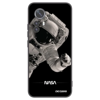 Picasee Μαύρη θήκη σιλικόνης για Xiaomi 12 Pro - Astronaut Big