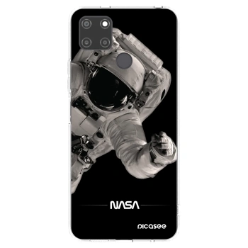 Picasee διαφανής θήκη σιλικόνης Realme C21Y - Astronaut Big