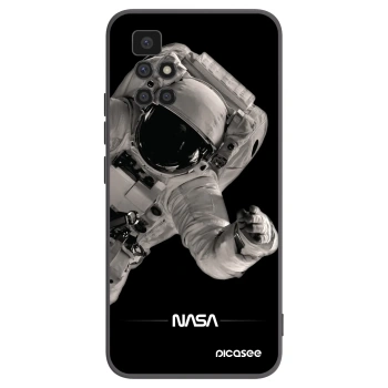 Picasee Μαύρη θήκη σιλικόνης για Xiaomi Redmi 10 (2022) - Astronaut Big