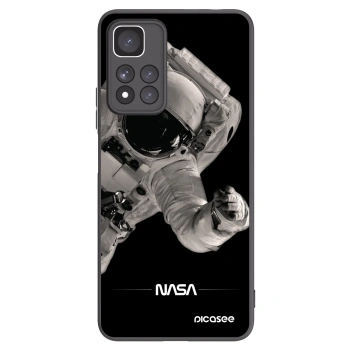 Picasee Μαύρη θήκη σιλικόνης για Xiaomi Redmi Note 11 Pro+ 5G - Astronaut Big