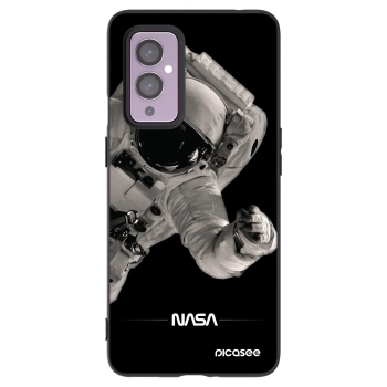 Picasee Μαύρη θήκη σιλικόνης για OnePlus 9 - Astronaut Big
