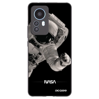 Picasee Μαύρη θήκη σιλικόνης για Xiaomi 12T - Astronaut Big