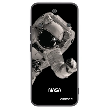 Picasee Μαύρη θήκη σιλικόνης για Honor Magic5 Lite 5G - Astronaut Big