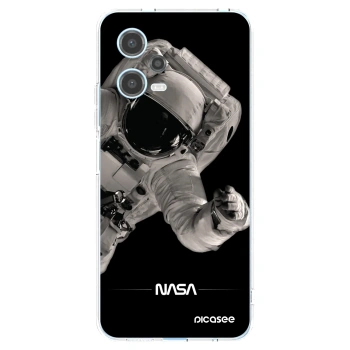 Picasee διαφανής θήκη σιλικόνης Xiaomi Redmi Note 12 5G - Astronaut Big