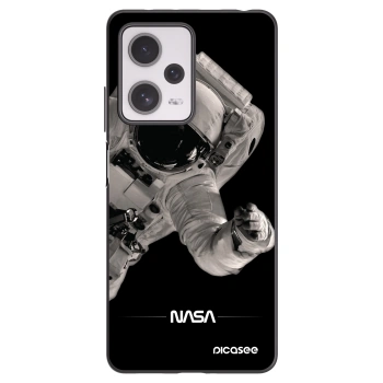Picasee Μαύρη θήκη σιλικόνης για Xiaomi Redmi Note 12 Pro+ 5G - Astronaut Big