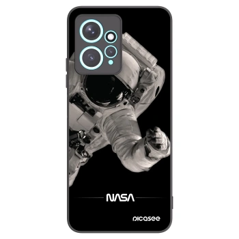 Picasee Μαύρη θήκη σιλικόνης για Xiaomi Redmi Note 12 4G - Astronaut Big