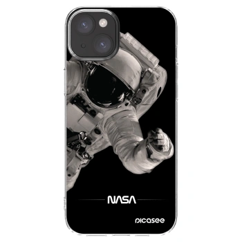 Picasee διαφανής θήκη σιλικόνης Apple iPhone 15 Plus - Astronaut Big