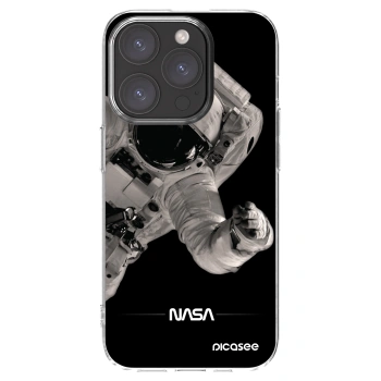 Picasee διαφανής θήκη σιλικόνης Apple iPhone 15 Pro - Astronaut Big