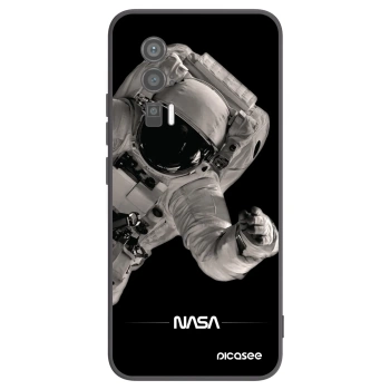 Picasee Μαύρη θήκη σιλικόνης για Xiaomi Poco F5 Pro 5G - Astronaut Big
