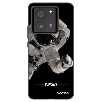 Picasee Μαύρη θήκη σιλικόνης για Xiaomi 13T Pro - Astronaut Big