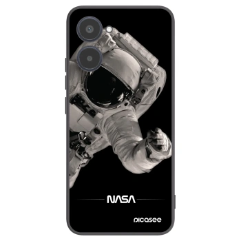 Picasee Μαύρη θήκη σιλικόνης για Realme 10 4G - Astronaut Big