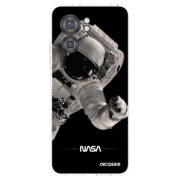 Picasee διαφανής θήκη σιλικόνης Motorola Edge 40 - Astronaut Big
