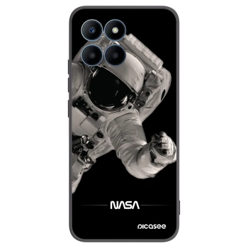 Picasee Μαύρη θήκη σιλικόνης για Honor 70 Lite - Astronaut Big