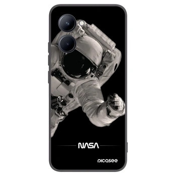 Picasee Μαύρη θήκη σιλικόνης για Realme C33 (2023) - Astronaut Big