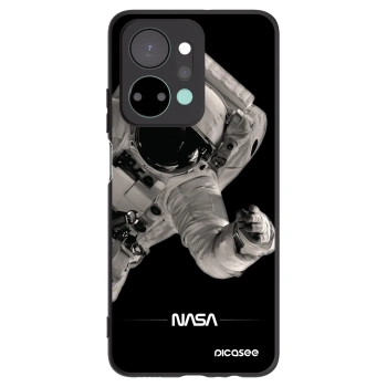 Picasee Μαύρη θήκη σιλικόνης για Honor X7a - Astronaut Big