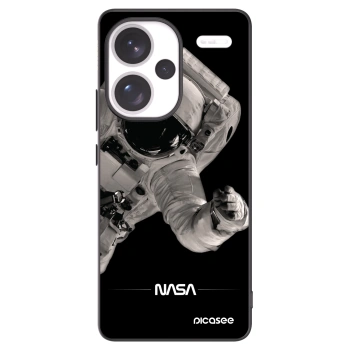 Picasee Μαύρη θήκη σιλικόνης για Xiaomi Redmi Note 13 Pro+ 5G - Astronaut Big