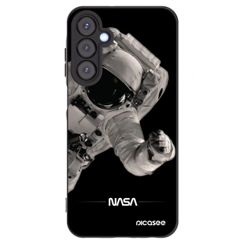 Picasee Μαύρη θήκη σιλικόνης για Samsung Galaxy A25 A256B 5G - Astronaut Big
