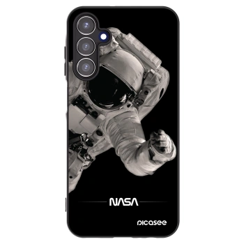 Picasee Μαύρη θήκη σιλικόνης για Samsung Galaxy A15 A156B 5G - Astronaut Big