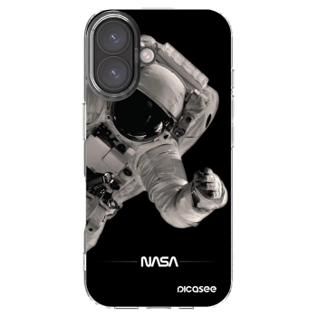 Picasee διαφανής θήκη σιλικόνης Apple iPhone 16 - Astronaut Big