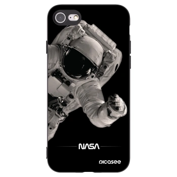 Picasee Μαύρη θήκη σιλικόνης για Apple iPhone 8 - Astronaut Big