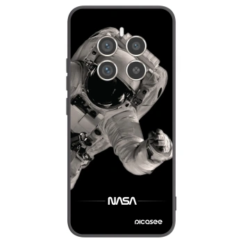 Picasee Μαύρη θήκη σιλικόνης για Realme 12 Pro 5G - Astronaut Big