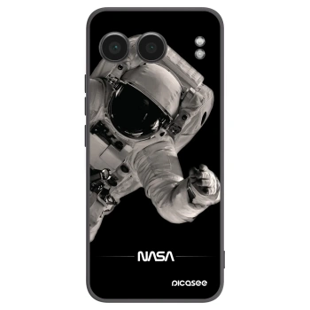 Picasee Μαύρη θήκη σιλικόνης για OnePlus Nord 4 - Astronaut Big