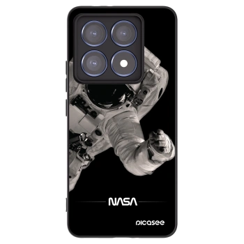 Picasee Μαύρη θήκη σιλικόνης για Xiaomi 14T Pro - Astronaut Big