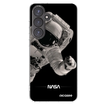 Picasee διαφανής θήκη σιλικόνης Samsung Galaxy S24 FE S721B - Astronaut Big