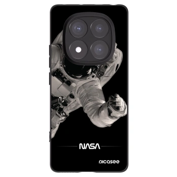Picasee Μαύρη θήκη σιλικόνης για Xiaomi Redmi Note 14 Pro+ 5G - Astronaut Big