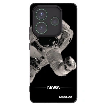 Picasee Μαύρη θήκη σιλικόνης για Xiaomi Redmi Note 14 5G - Astronaut Big