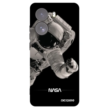Picasee Μαύρη θήκη σιλικόνης για Xiaomi Poco X7 - Astronaut Big