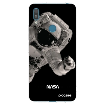 Picasee διαφανής θήκη σιλικόνης Huawei Y7 2019 - Astronaut Big