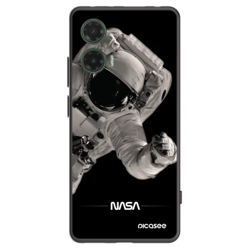 Picasee Μαύρη θήκη σιλικόνης για Motorola Moto G35 5G - Astronaut Big