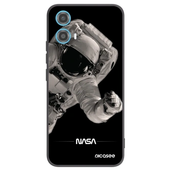Picasee Μαύρη θήκη σιλικόνης για Motorola Moto G34 5G - Astronaut Big