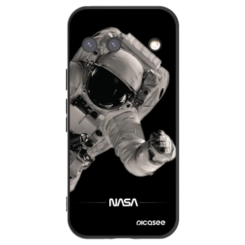 Picasee Μαύρη θήκη σιλικόνης για Google Pixel 9 - Astronaut Big