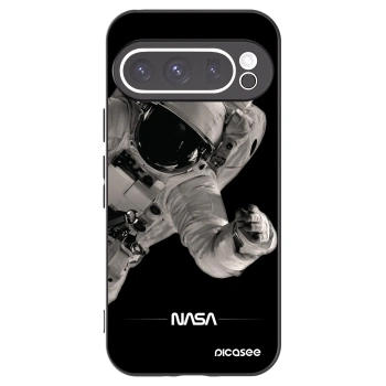 Picasee Μαύρη θήκη σιλικόνης για Google Pixel 9 Pro - Astronaut Big