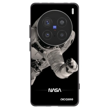 Picasee Μαύρη θήκη σιλικόνης για Vivo X200 Pro - Astronaut Big