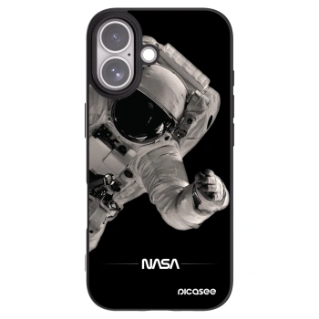Picasee Μαύρη θήκη σιλικόνης για Apple iPhone 17 - Astronaut Big