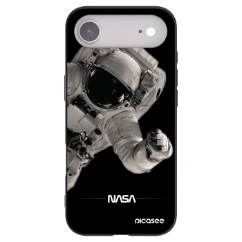 Picasee Μαύρη θήκη σιλικόνης για Apple iPhone Air - Astronaut Big