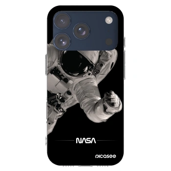 Picasee διαφανής θήκη σιλικόνης Apple iPhone 17 Pro - Astronaut Big