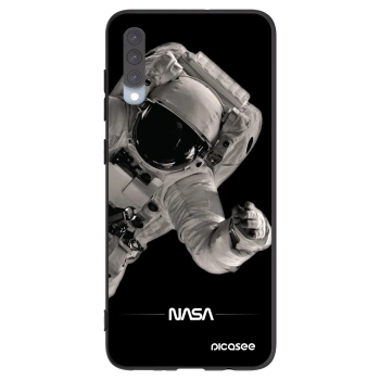 Picasee Μαύρη θήκη σιλικόνης για Samsung Galaxy A70 A705F - Astronaut Big